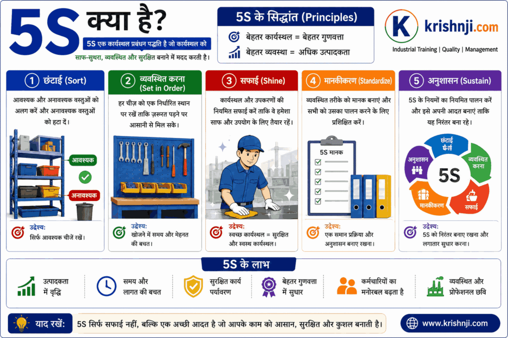 5S Japanese Concept in Hindi