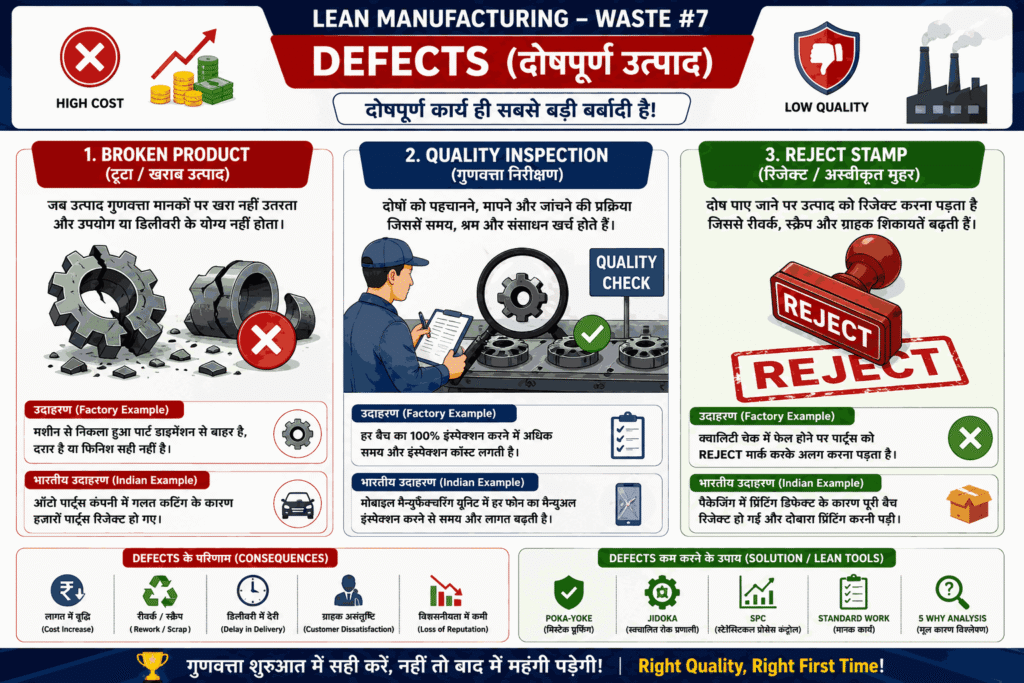 Defects (दोषपूर्ण उत्पाद)