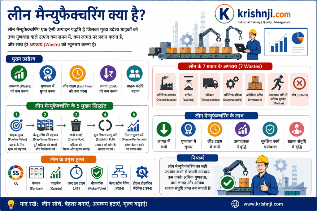 Lean Manufacturing in Hindi