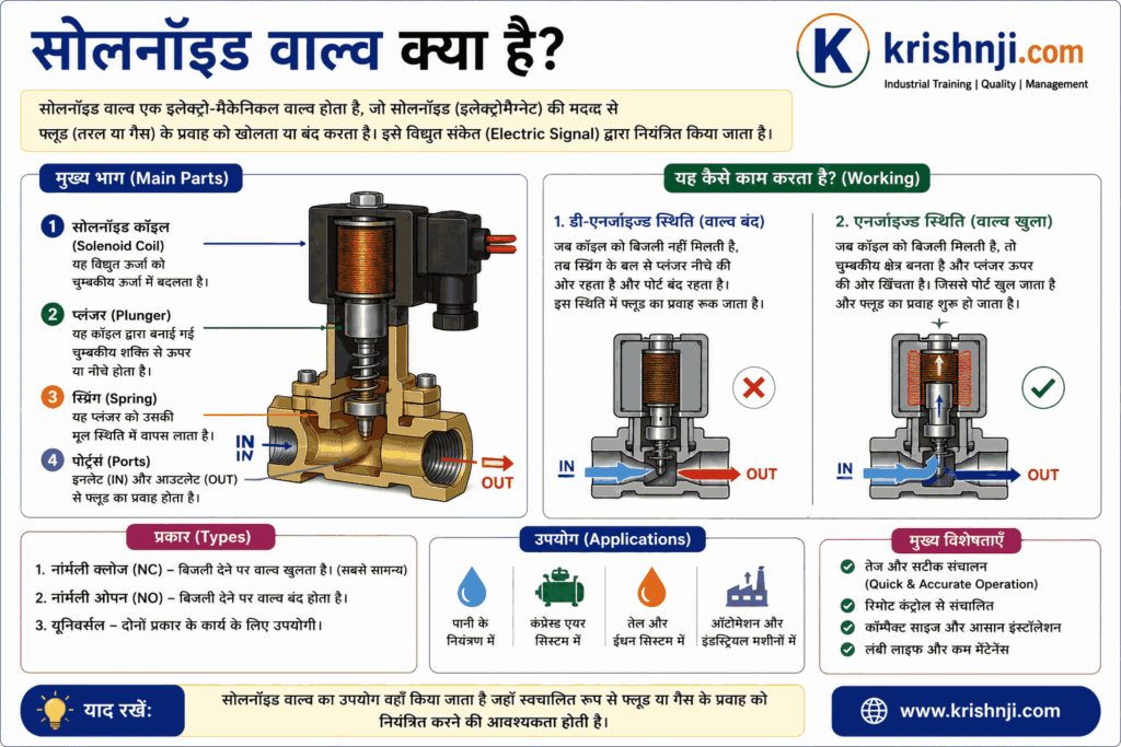 What is Solenoid Valve in Hindi