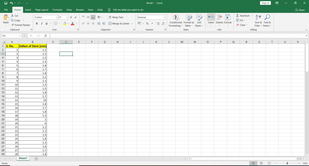 How to make Histogram in Excel 