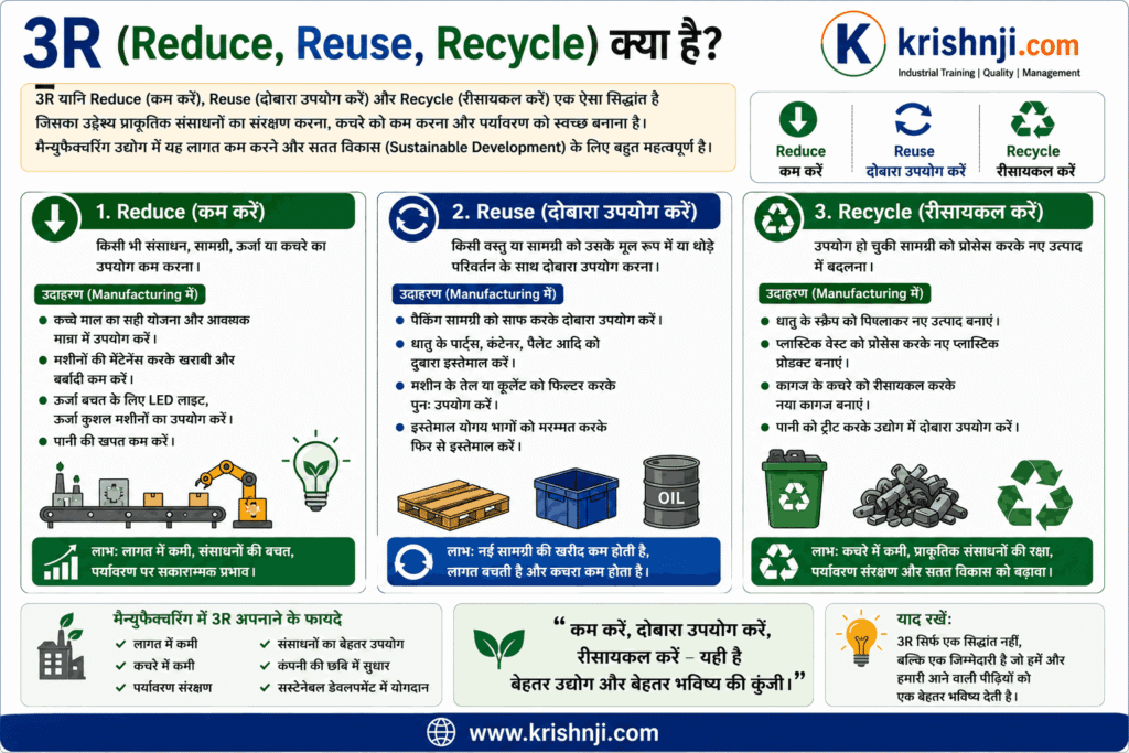 What is Reduce Reuse Recycle in Hindi
