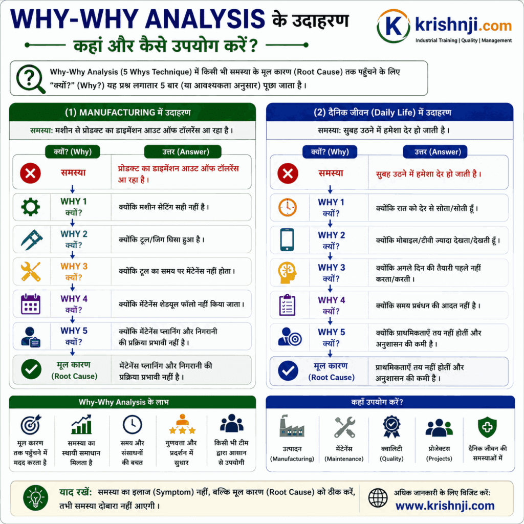Why Why Analysis (5 Why Analysis) क्या है? कैसे करें, उदाहरण, Format और PDF
