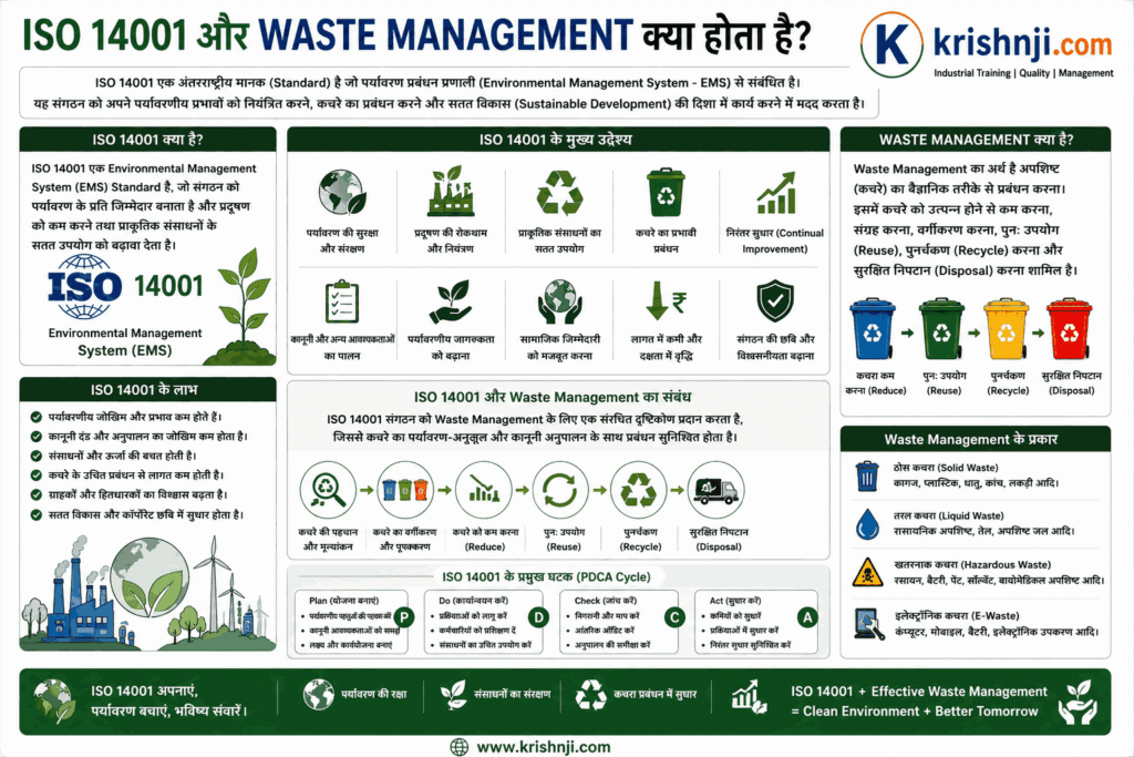 ISO 14001 और Waste Management क्या होता है?