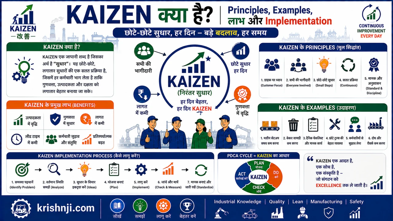 Kaizen क्या है? | Principles, Examples, लाभ और Implementation
