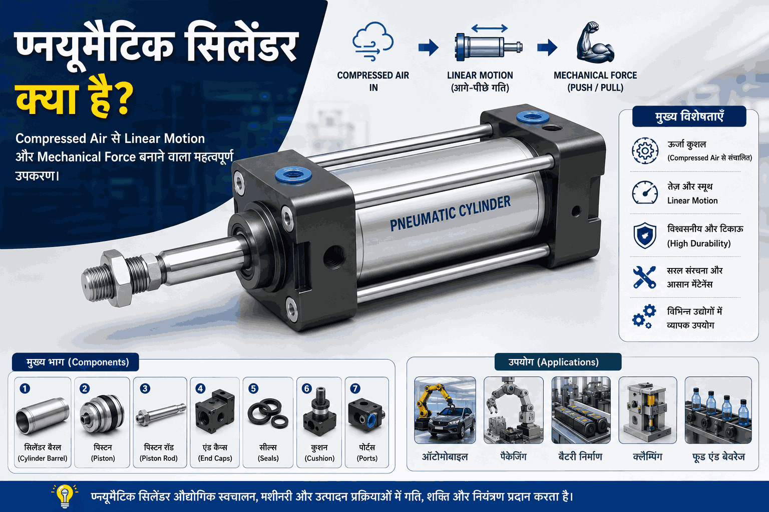 Pneumatic Cylinder क्या है?